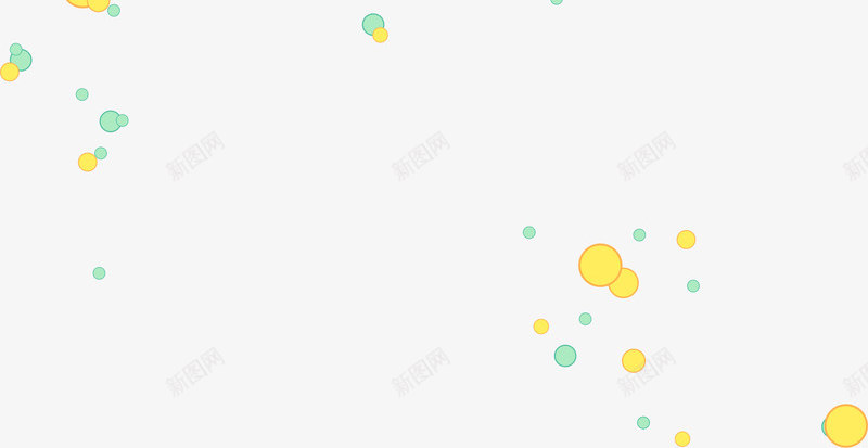 圆点漂浮矢量图ai免抠素材_新图网 https://ixintu.com AI 圆点 漂浮 绿色 背景 黄色 矢量图