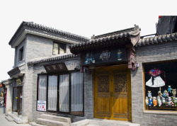 北京胡同古建筑门头素材