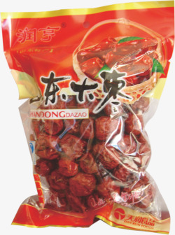 红枣包装袋润享东大枣高清图片