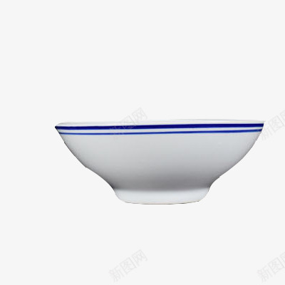 特色中式蓝边碗png免抠素材_新图网 https://ixintu.com 中式 特色 白蓝边 陶瓷