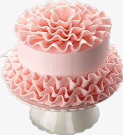 粉色捧花蛋糕素材