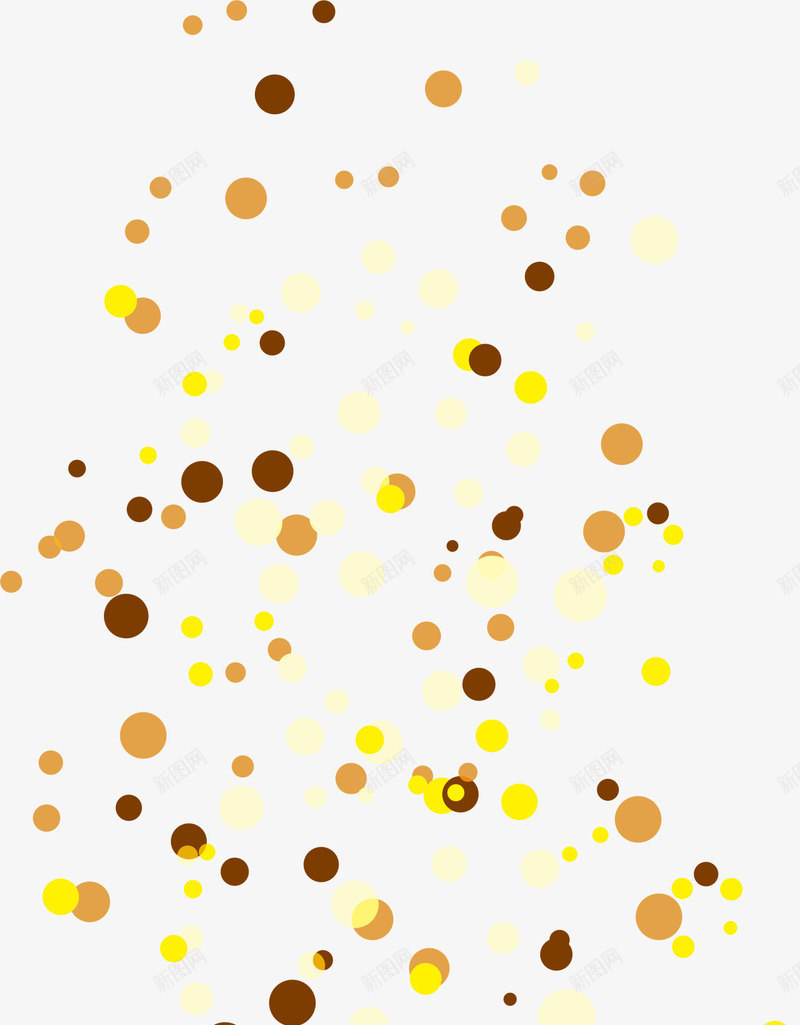 黄色漂浮圆圈png免抠素材_新图网 https://ixintu.com 圆圈图案 斑斓花纹 斑点图案 清新纹理 漂浮圆点 黄色圆圈