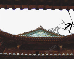 复古中式房顶装饰素材