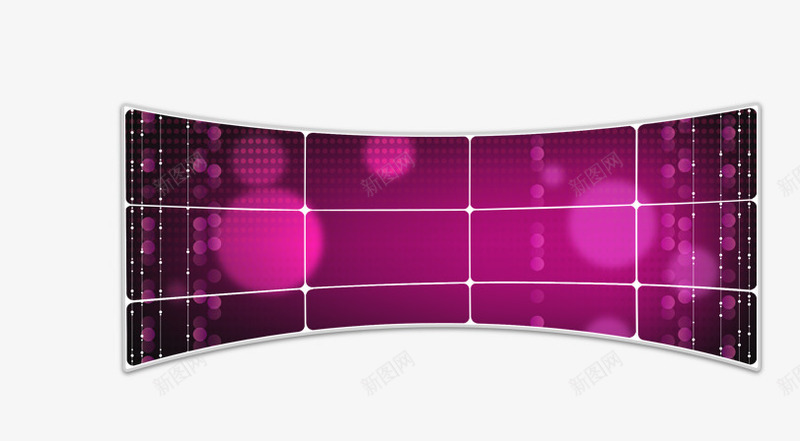 紫色圆点环形背景png免抠素材_新图网 https://ixintu.com 圆点 环形 紫色 背景