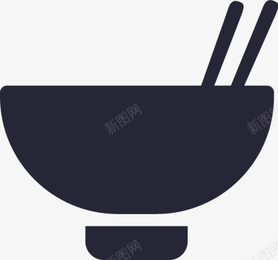 中式快餐图标图标