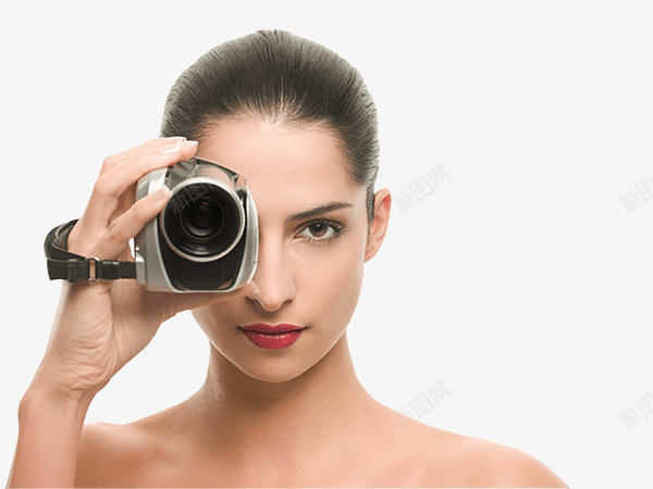 拿照相机的人png免抠素材_新图网 https://ixintu.com 拿相机拍照 摄像师 美女和相机 美女拿相机