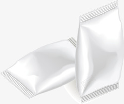 铝袋包装效果卡通牛奶袋高清图片