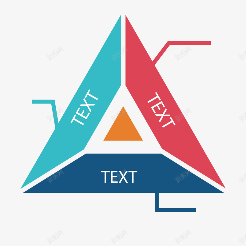 彩色三角形标签分析矢量图ai免抠素材_新图网 https://ixintu.com 三角形 分析 商务 彩色 素材 矢量图