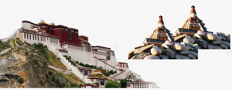西藏建筑png免抠素材_新图网 https://ixintu.com 中华人民共和国西藏自治区 中国西藏 大昭寺 布达拉宫 西藏印象 西藏建筑