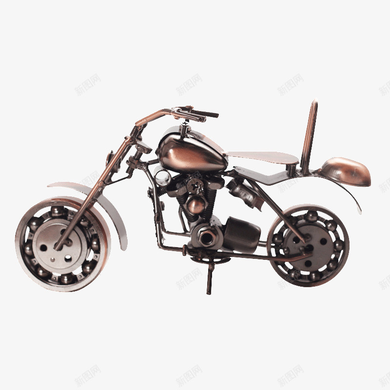摆件金属摩托车模型装饰工艺品家psd免抠素材_新图网 https://ixintu.com 创意 复古 工艺 艺术