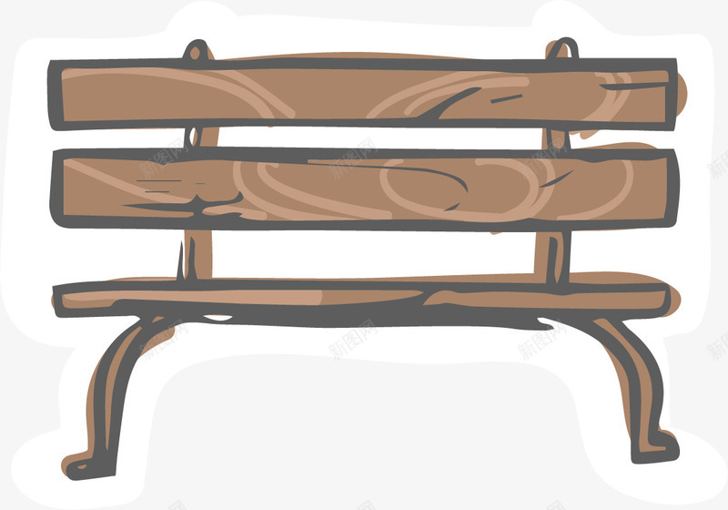 棕色的手绘座椅装饰png免抠素材_新图网 https://ixintu.com 免抠图 凳子 座子 座椅 手绘凳子 效果图 装饰图 装饰画