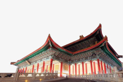 旅游参观韩国寺庙高清图片