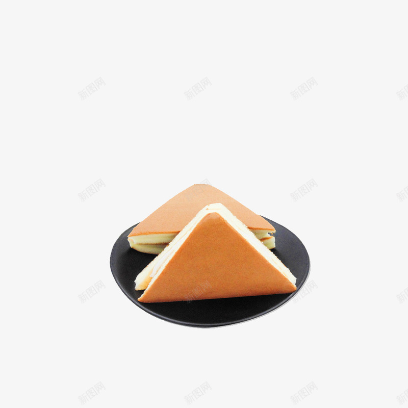 三明治蛋糕png免抠素材_新图网 https://ixintu.com 三角形 产品实物 小蛋糕 早点