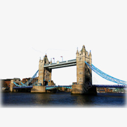 伦敦现代建筑伦敦塔桥矢量图高清图片