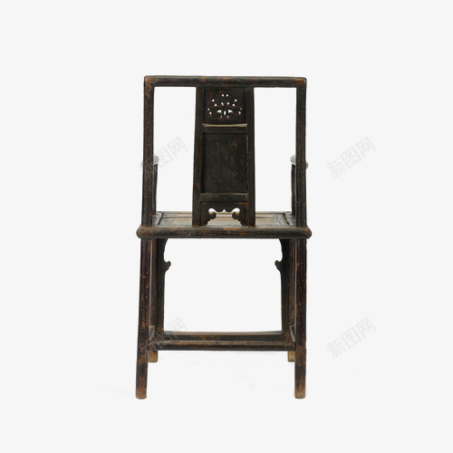 木制家具png免抠素材_新图网 https://ixintu.com 中式 古典 椅子背面 花纹雕刻