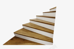 装饰插图楼梯间木质台阶素材