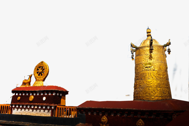 西藏大昭寺png免抠素材_新图网 https://ixintu.com 中华人民共和国西藏自治区 中国西藏 大昭寺 寺院 建筑 西藏