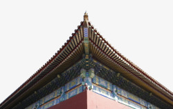 传统设计建筑装饰中式屋檐建筑装饰高清图片
