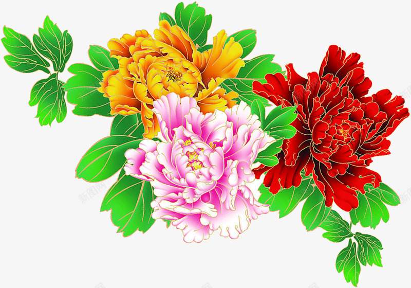 活动海报花朵效果图png免抠素材_新图网 https://ixintu.com 效果图 活动 海报 花朵