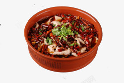 中式肉片水煮肉片高清图片