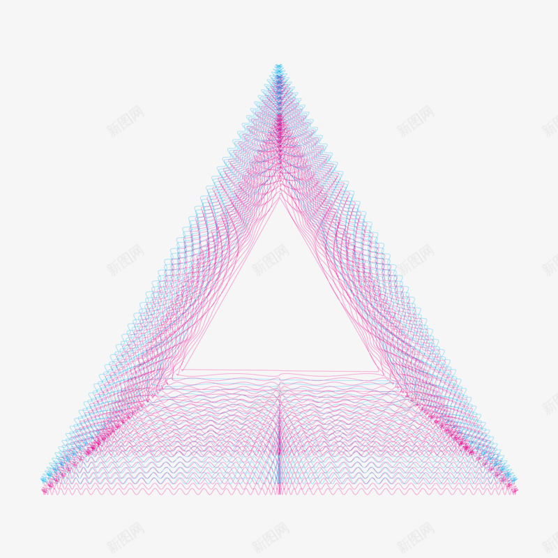 纹理立体三角形png免抠素材_新图网 https://ixintu.com 三角形 立体 纹理 网状三角形 花纹 装饰