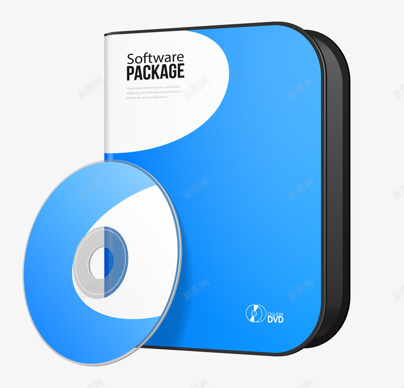蓝色DVD包装盒矢量图ai_新图网 https://ixintu.com DVD光碟 DVD包装盒 产品包装 包装盒矢量图 包装设计 家电包装盒 广告设计 矢量图 矢量盒子 蓝色包装盒