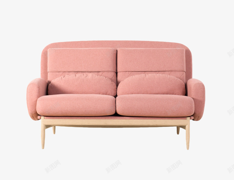 粉色可爱沙发实物png免抠素材_新图网 https://ixintu.com 产品实物 创意 双人 可爱 座椅 时尚 沙发 简约 粉色