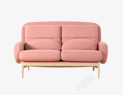 双人座椅设计粉色可爱沙发实物高清图片