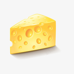 圆圈背景纹理黄色圆弧奶酪食物元素矢量图高清图片