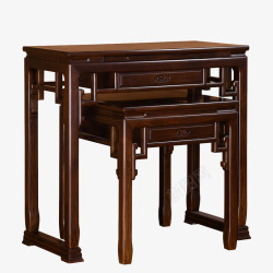 中式佛台供台紫檀色实木供桌高清图片