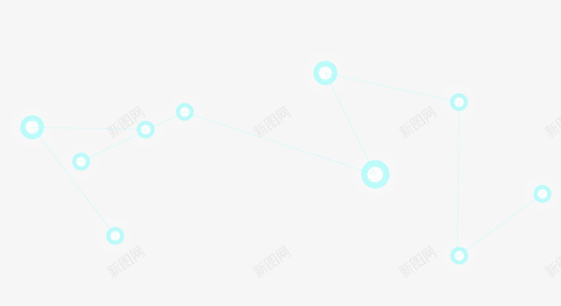 圆点折线图png免抠素材_新图网 https://ixintu.com 圆点 折线 科技 蓝色