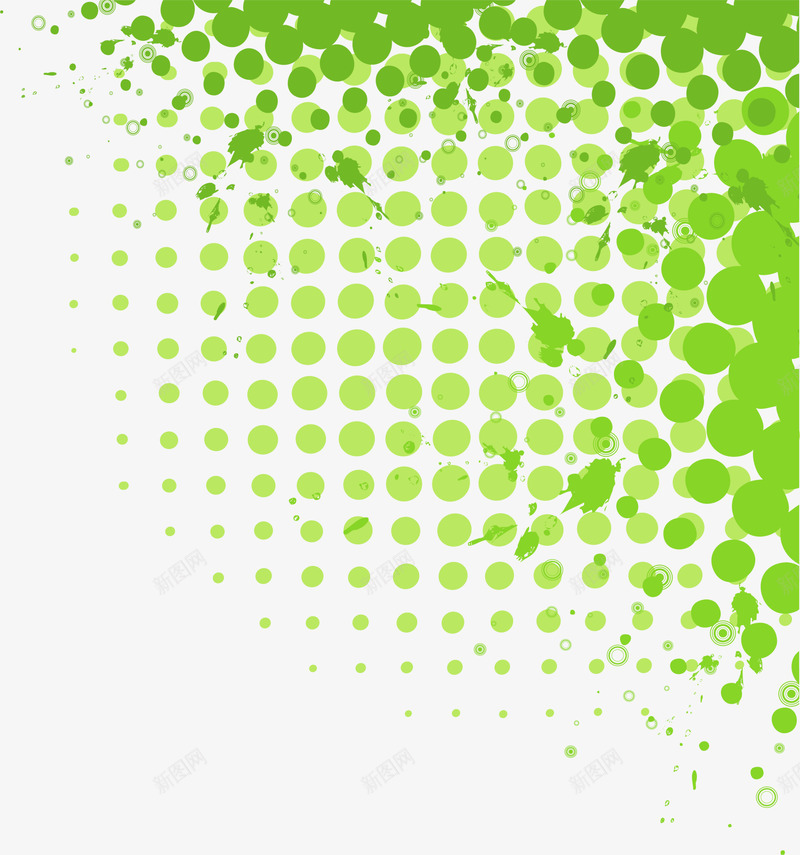 绿色圆点纹理png免抠素材_新图网 https://ixintu.com 免抠PNG 图案 圆点 纹理 绿色 背景 边框纹理
