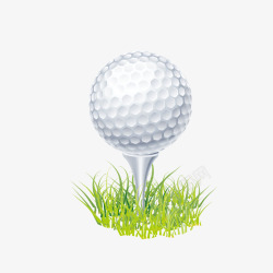 白色高尔夫白色时尚高尔夫球矢量图高清图片