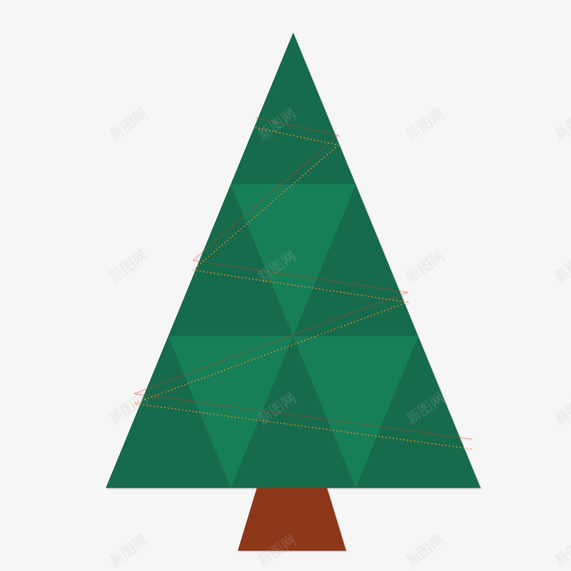 扁平化绿色三角形树木矢量图ai免抠素材_新图网 https://ixintu.com 三角形 卡通 圣诞树 圣诞节 树木设计 植物设计 绿色 矢量图
