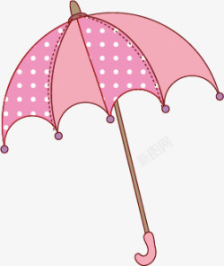 粉色伞伞高清图片