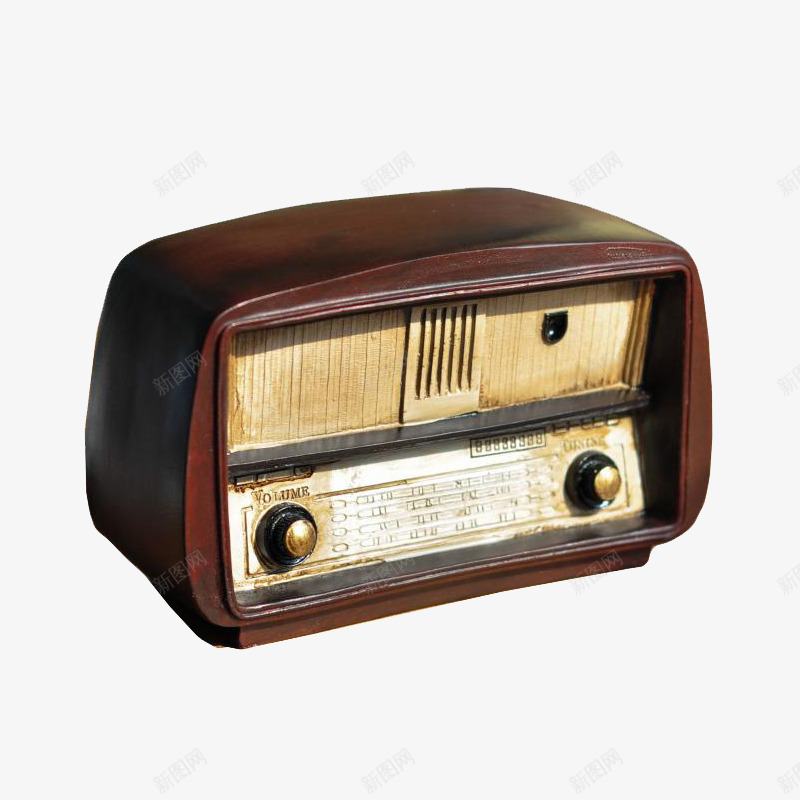 北欧小收音机png免抠素材_新图网 https://ixintu.com 复古收音机 收音机 红色 美式收音机 老式收音机