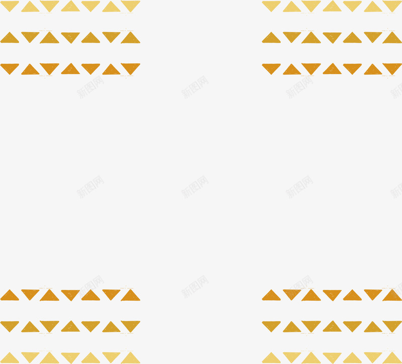 黄色三角背景png免抠素材_新图网 https://ixintu.com 三角 三角形 拼接三角 简约三角形 边框纹理 黄色背景