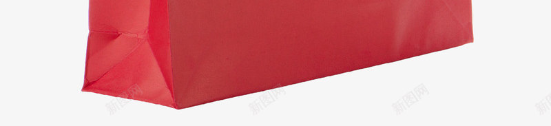 手绘红色油纸手提袋png免抠素材_新图网 https://ixintu.com 包装袋 手提袋 油纸袋 空白包装袋 红色手绘 袋子