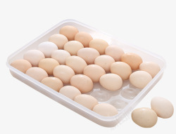 鸡蛋盒外包装多格鸡蛋保鲜盒高清图片