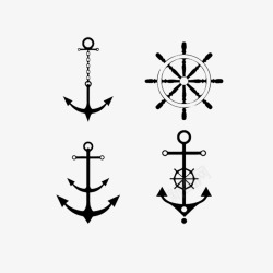 船矛纹身手稿船矛图案高清图片