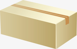 商用包装材料纸箱纸盒矢量图高清图片