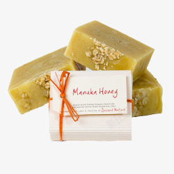 木瓜香皂包装蜂蜜手工皂高清图片