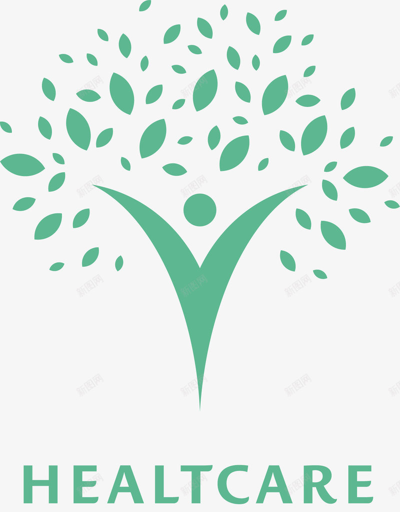 绿色的美容logo矢量图图标ai_新图网 https://ixintu.com logo设计 整形美容logo 标志 树叶 美容LOGO 美容logo 美容logo设计 美容标志 矢量图