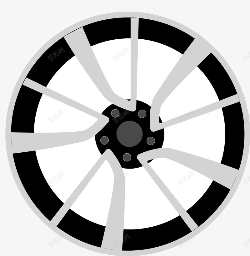 旋转的三角形轮毂png免抠素材_新图网 https://ixintu.com 三角形 卡通轮毂 汽车轮毂 矢量车轮轮毂 矢量轮毂 车轮轮毂 轮毂