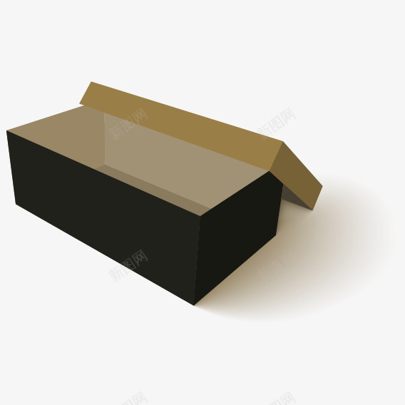 鞋盒包装矢量图ai免抠素材_新图网 https://ixintu.com 包装盒 模型 纸盒 矢量图