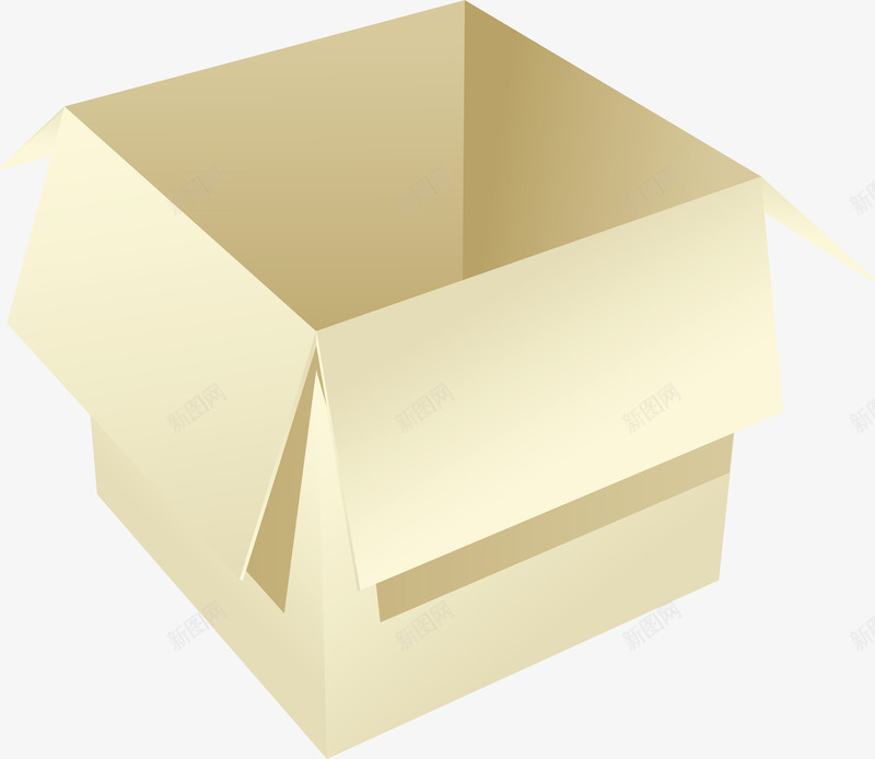 打开的盒子png免抠素材_新图网 https://ixintu.com 包装材料 包装材料盒 包装材料矢量 商用包装材料 塑料包装材料 打开的盒子 金属包装材料