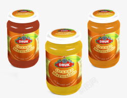 罐头样机果酱蜂蜜罐头包装瓶贴样机高清图片