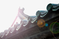 中式建筑琉璃瓦顶素材