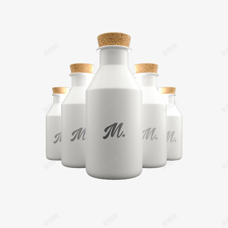 卡通牛奶瓶png免抠素材_新图网 https://ixintu.com 包装 卡通 卡通牛奶瓶 宣传 海报 牛奶 牛奶瓶 瓶盖 设计
