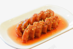 中式菜品糯米藕片中式菜品糯米藕片高清图片